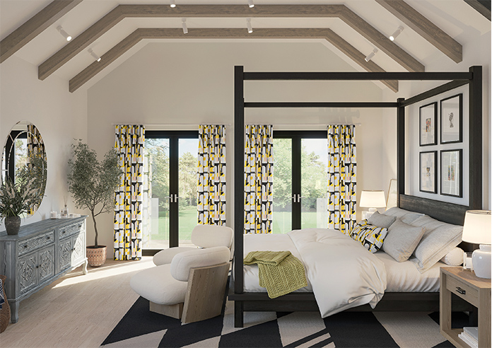 Archways, Yellow - Made to Measure Curtains - Image 13